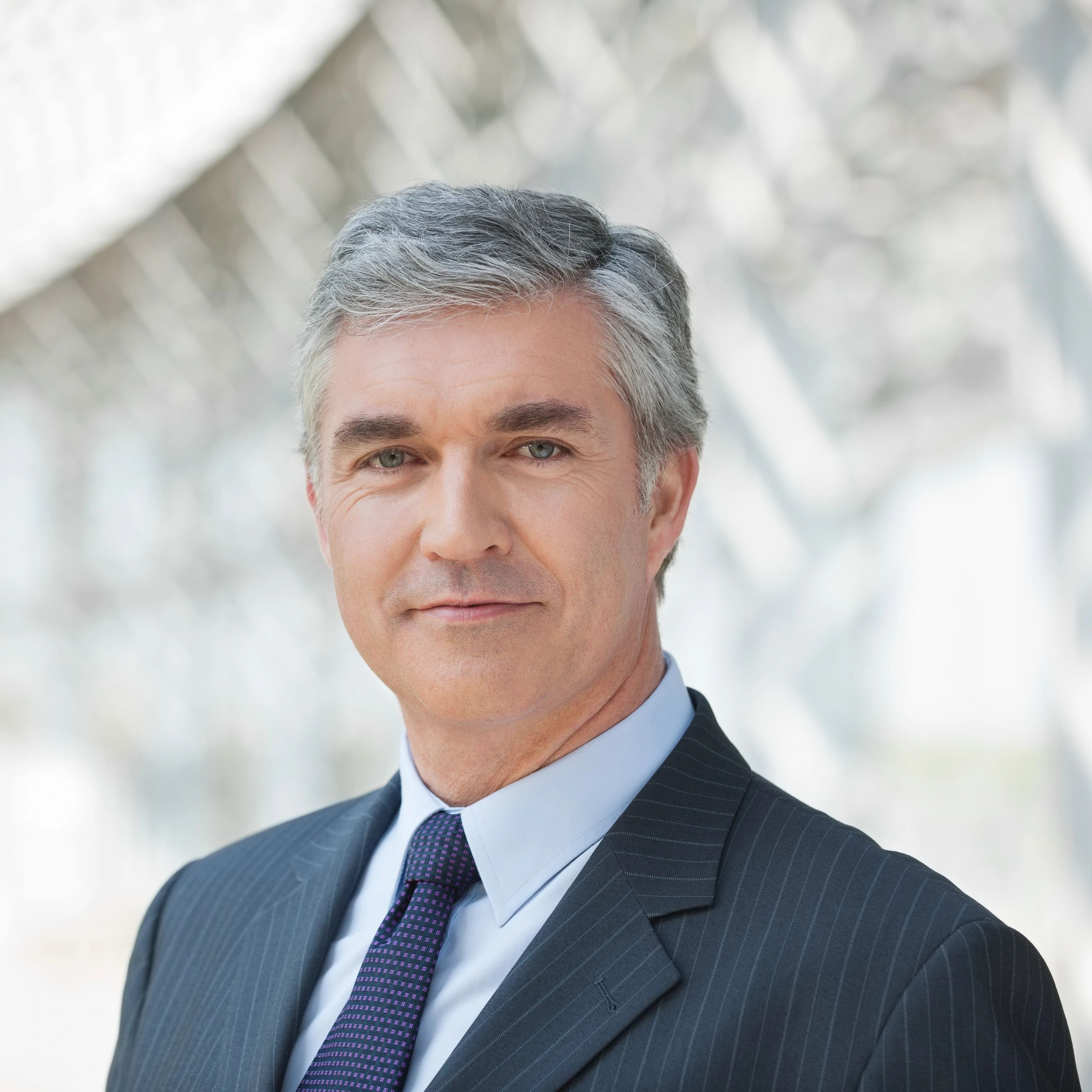 Headshot of a confident businessman